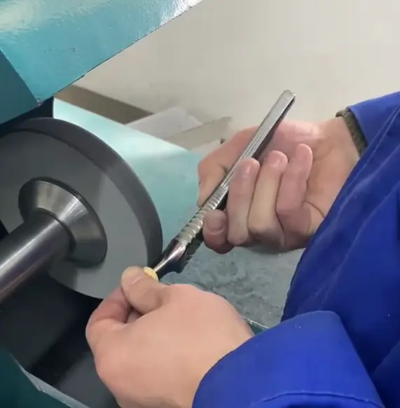 rubber polishing wheel for hardend steel parts