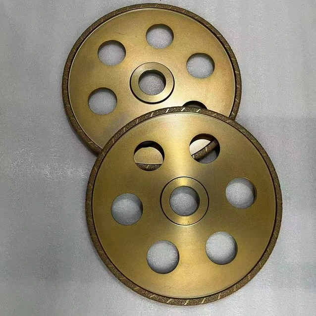 500x25x75mm brazed diamond grinding wheel for cast iron cleanup