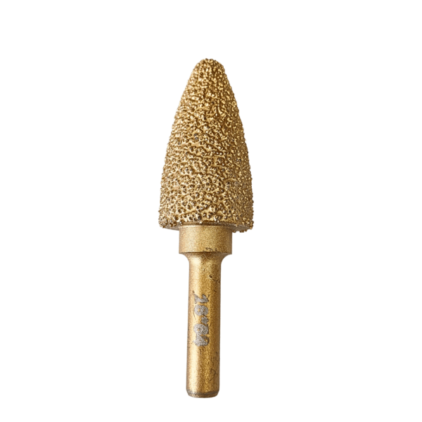 Diamond coated drilling bit