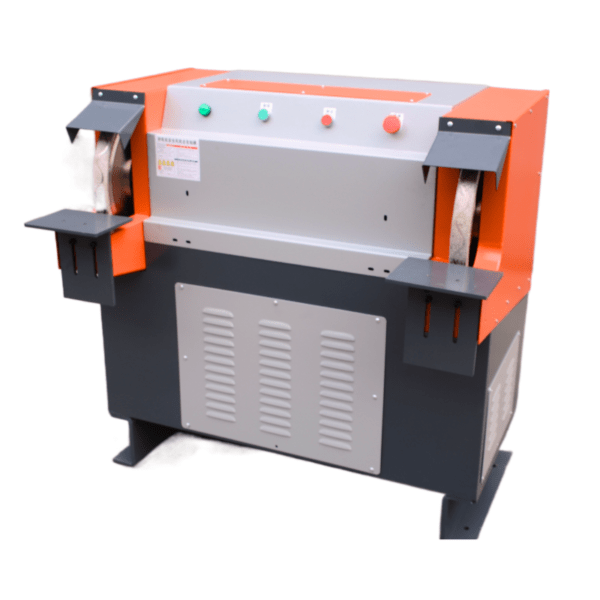 heavy-duty pedestal grinder with double ends offering superior grinding solution in the foundry industry