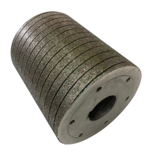 diamond grinding roller for brake pads